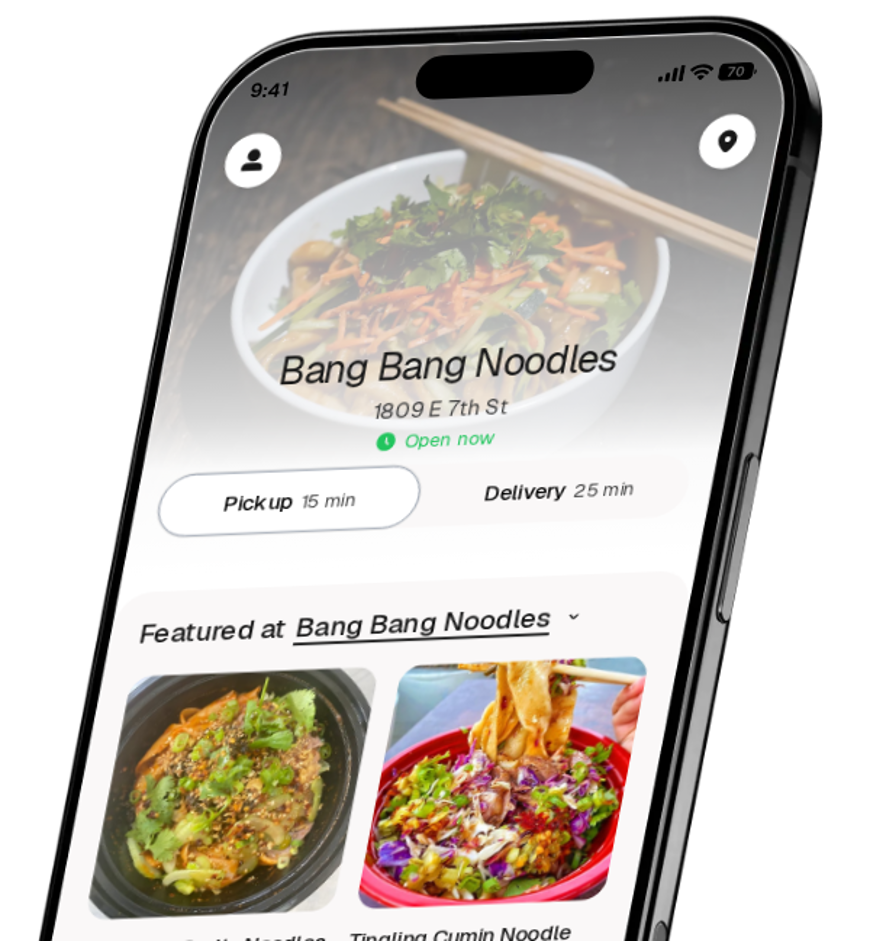 Bang Bang Noodles app preview